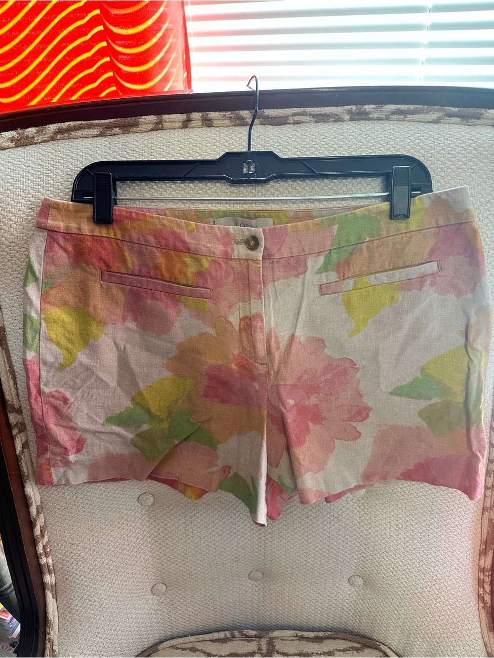 Loft Floral Pastel Cotton Blend Women’s Shorts